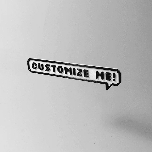 Customizable 8-Bit Speech Bubble