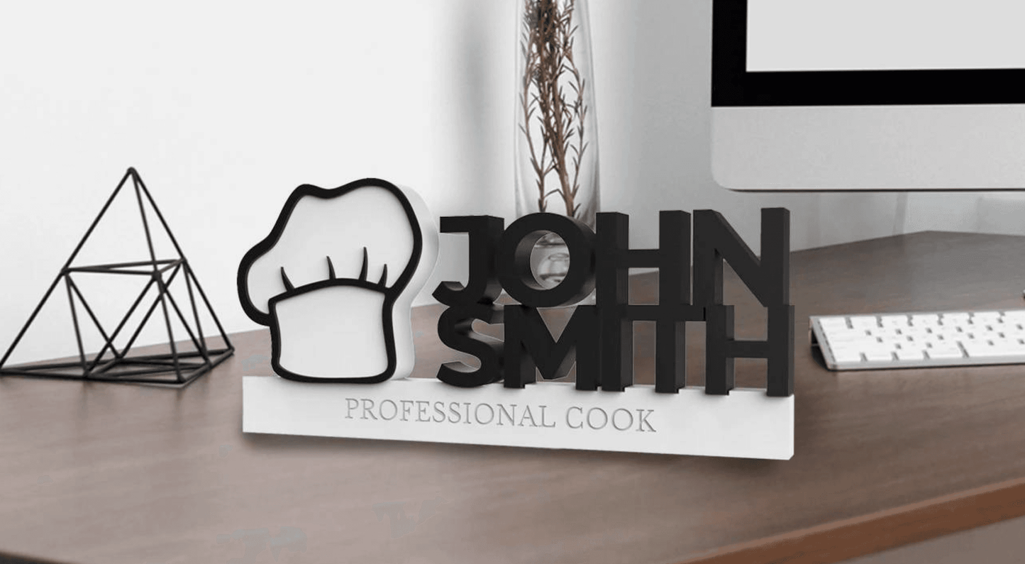 Customizable Cook Sign