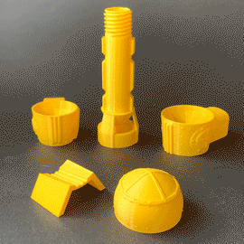 Heady Prints 3D printed yellow submarine secret box, animated product view