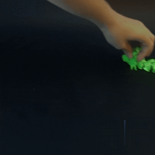 Heady Prints 3D printed Zandhros 2.0 green dragon figurine, animated product view