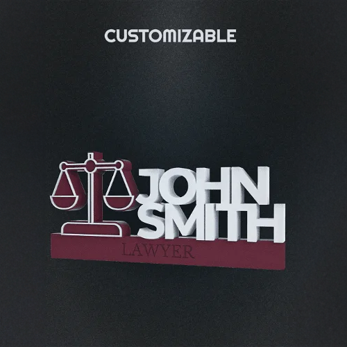 Customizable Legal Profession Sign