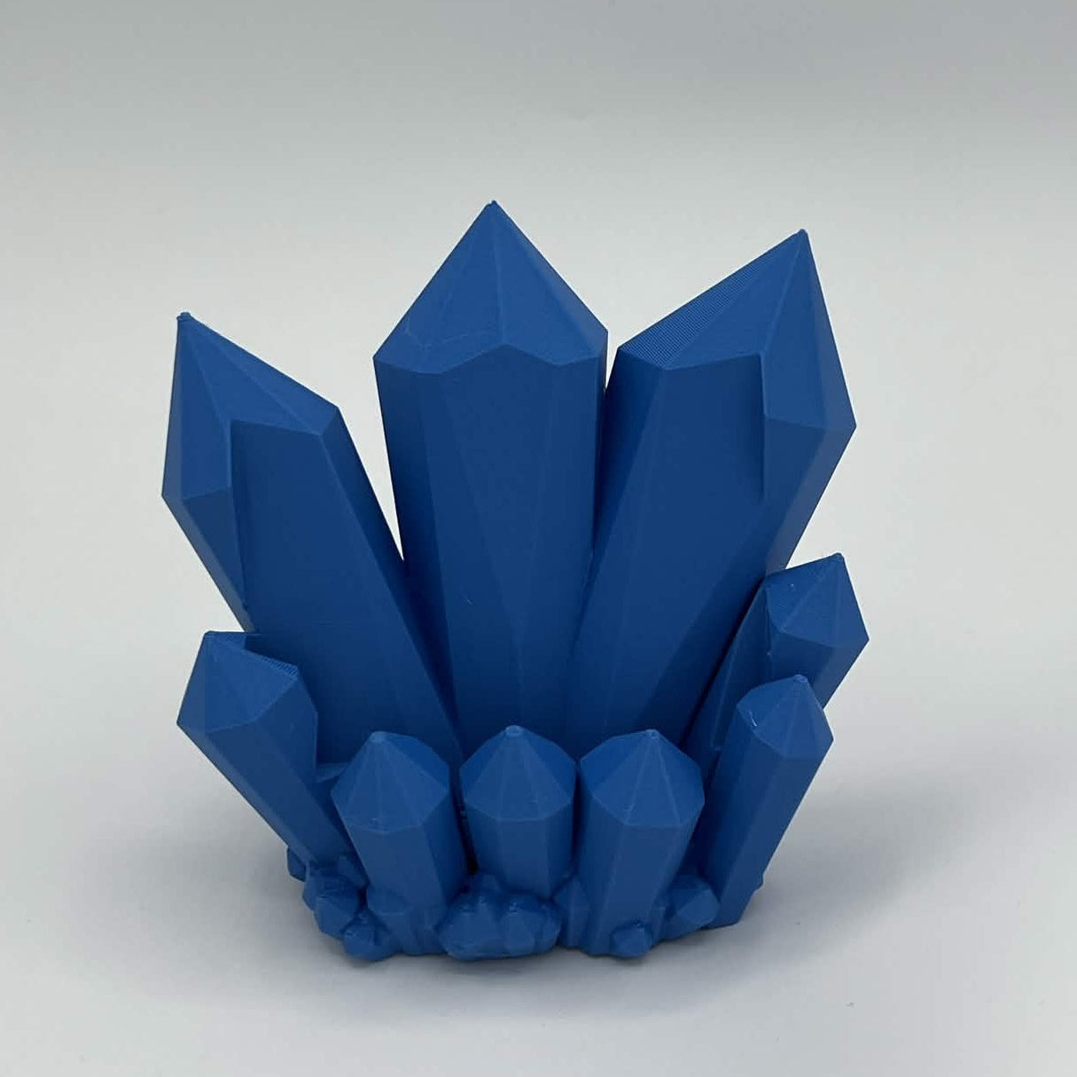 Heady Prints 3D printed blue Crystal PSA Slab Holder, front view