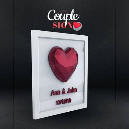 Customizable Couples Sign