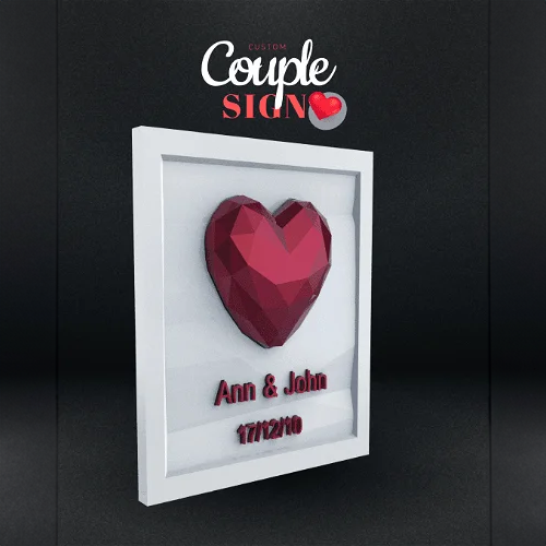 Customizable Couples Sign