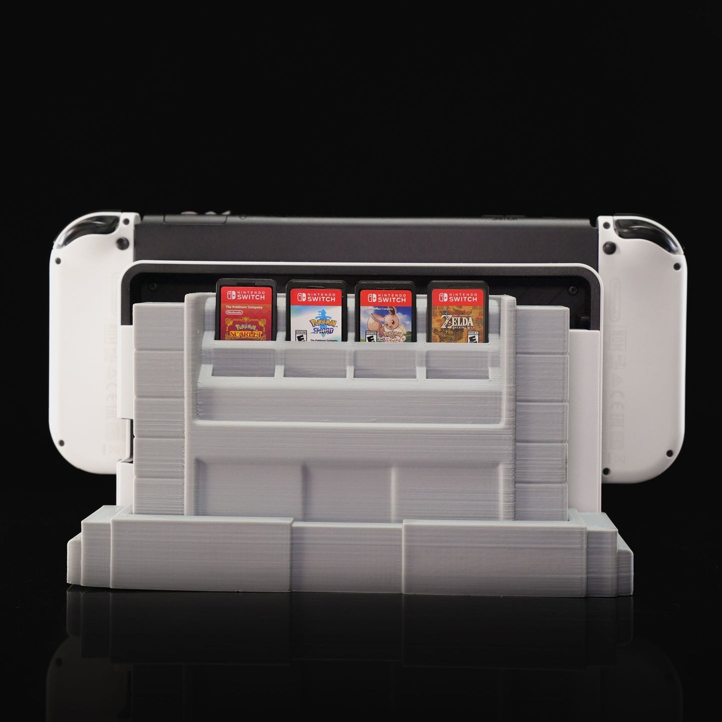 Heady Prints 3D printed Adventure console holder, front view