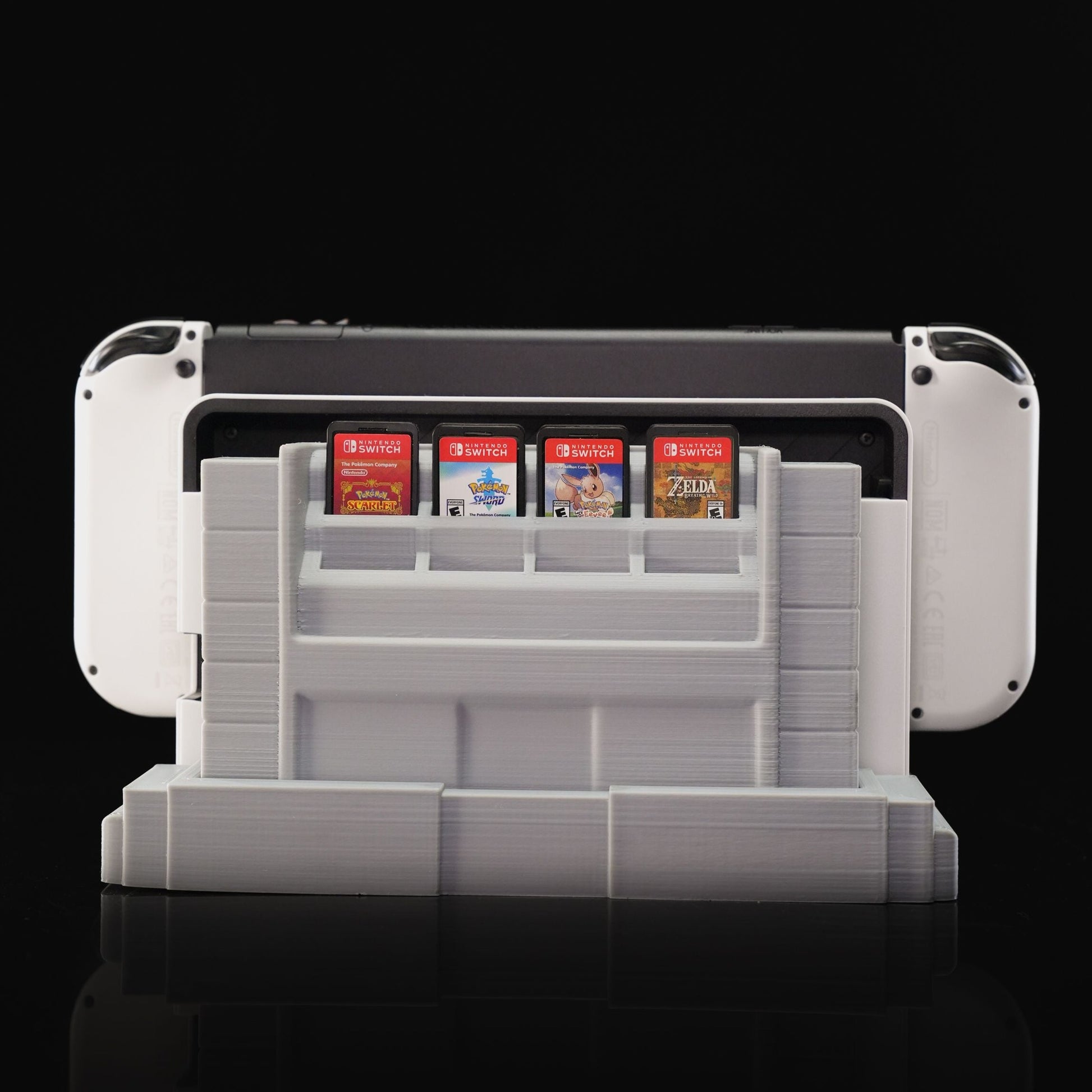 Heady Prints 3D printed Adventure console holder, front view