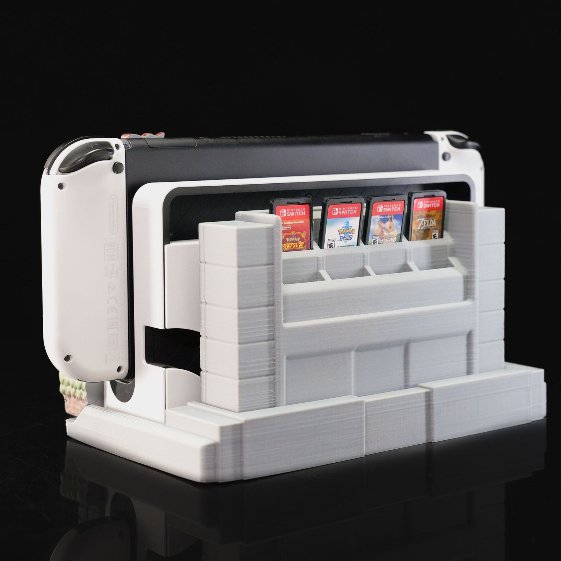 Heady Prints 3D printed Arcade console holder, front view