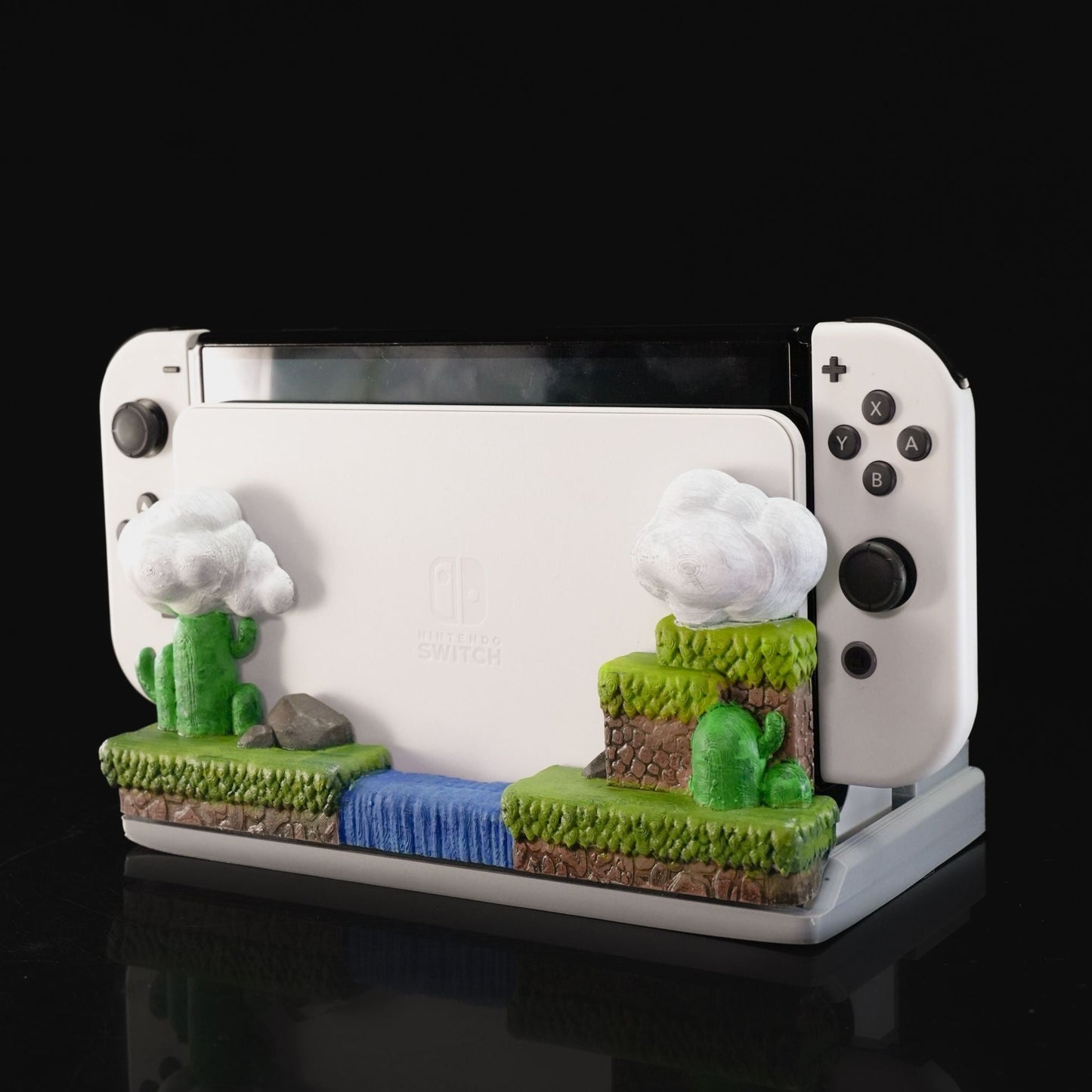 Heady Prints 3D printed Arcade console holder with Nintendo Switch, product view