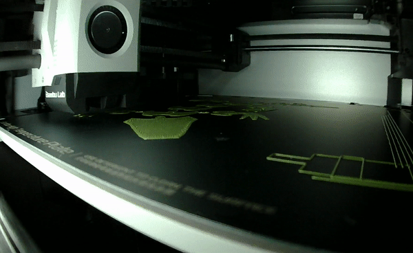 Heady Prints Bambu 3D printer time lapse, animated