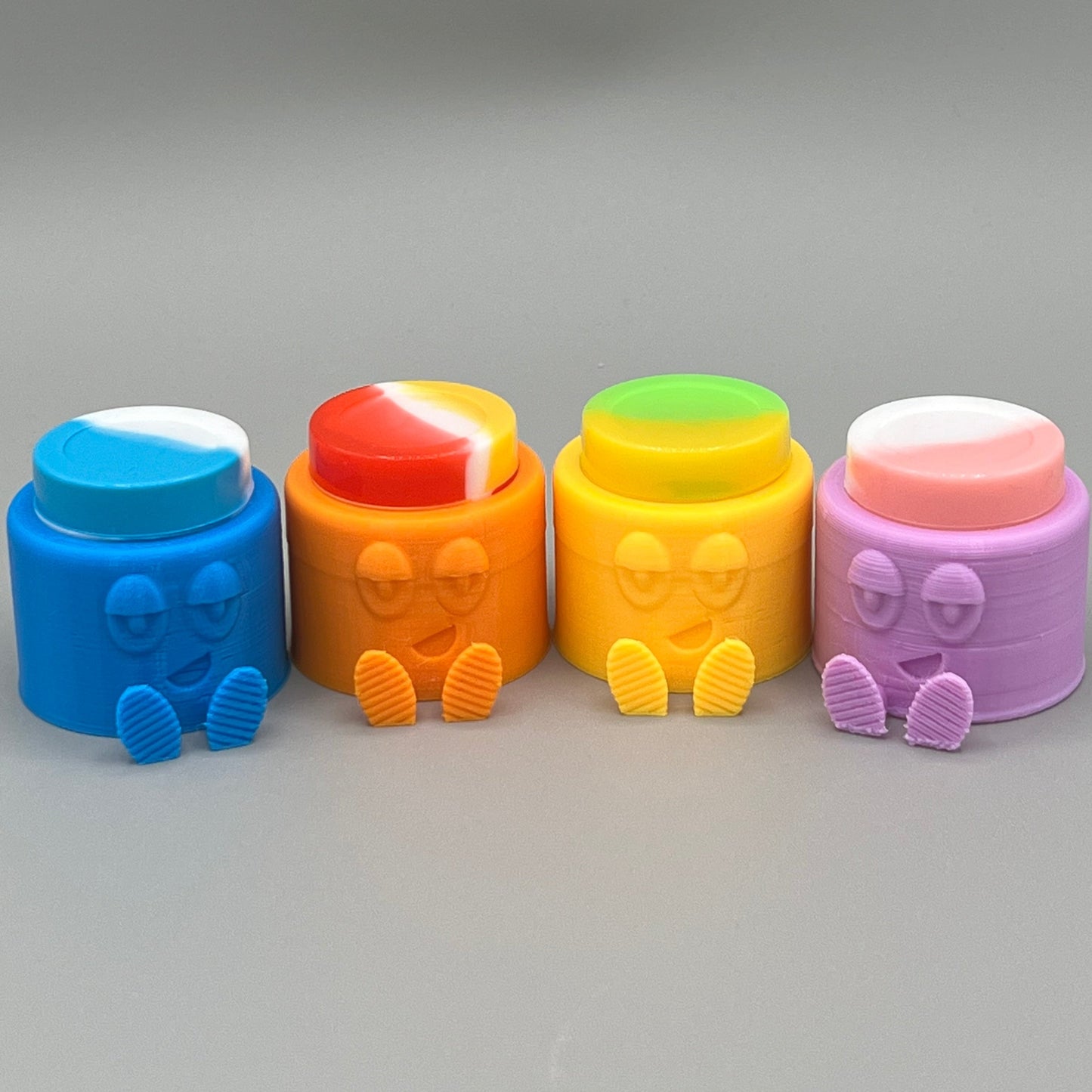 Heady Prints 3D printed multicolor chill buddy jr 5ml, group shot
