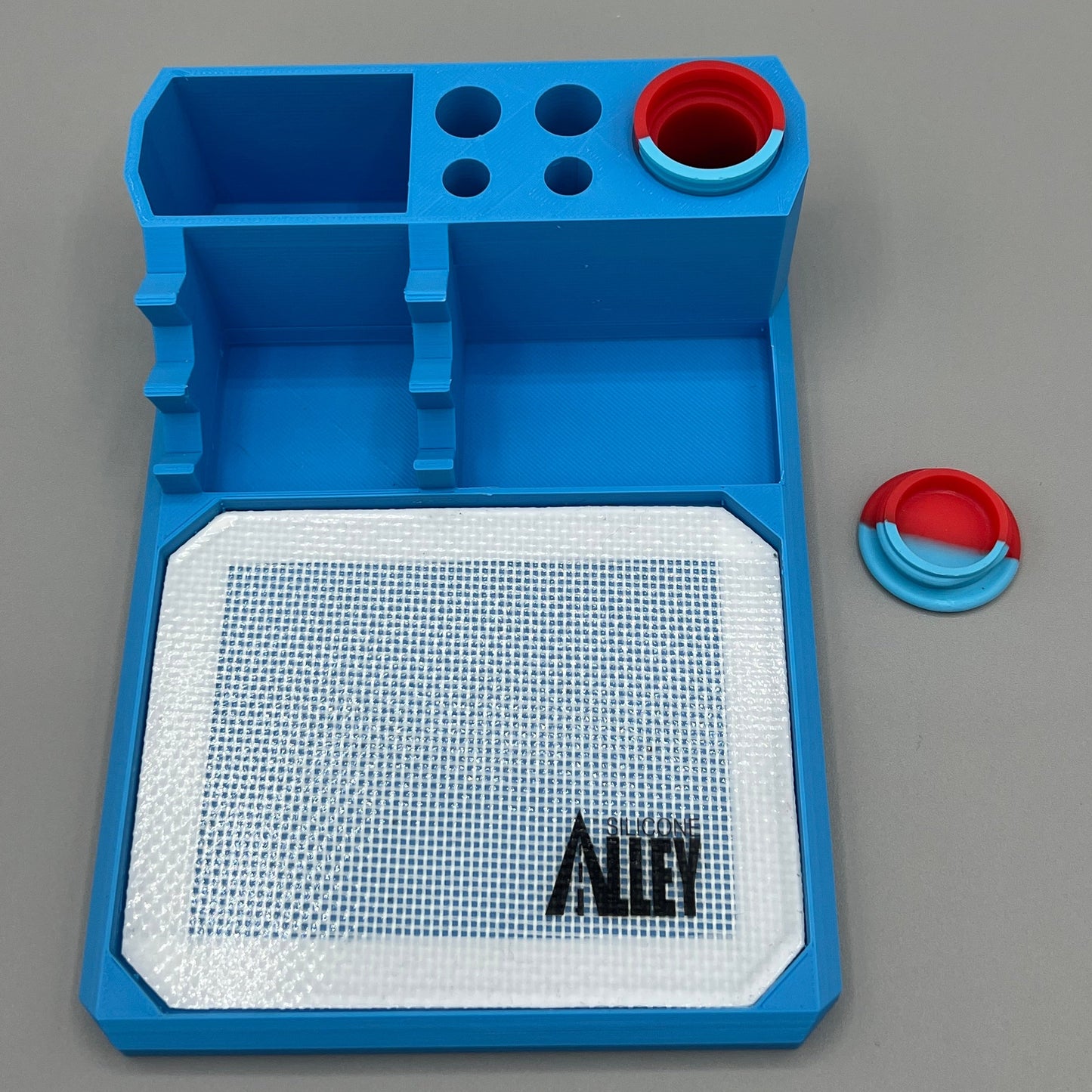 Heady Prints 3D printed blue chill zone station lite, promo