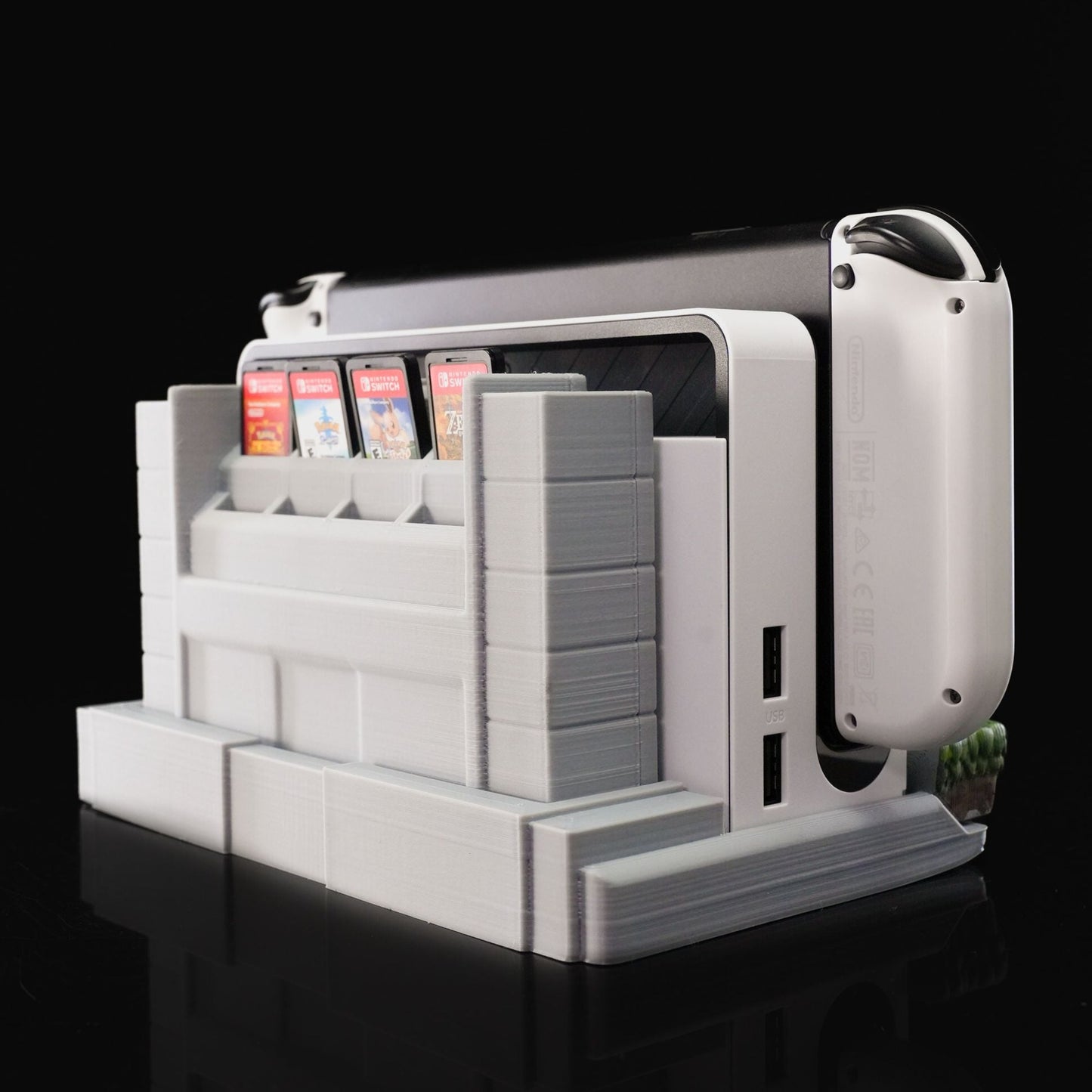 Heady Prints 3D printed Fantasy console holder, front view