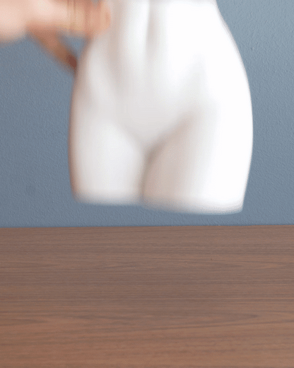 Heady Prints 3D printed red female body vase, animated