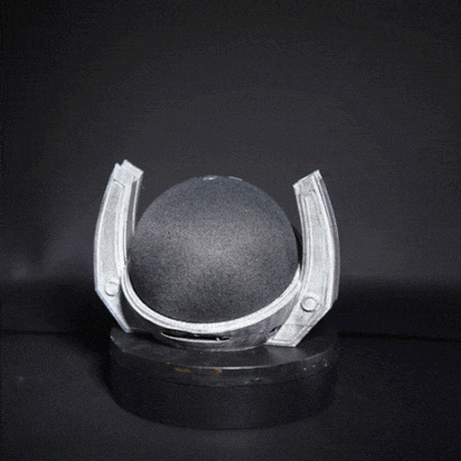 Heady Prints 3D printed Infinity Alexa Echo Dot holder, animated product view