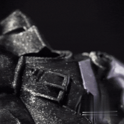 Heady Prints 3D printed knight controller holder, animated product view