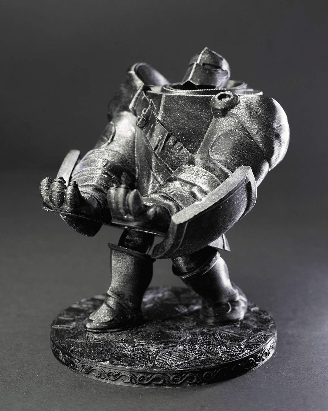Heady Prints 3D printed knight controller holder, full product view