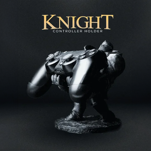 Heady Prints 3D printed knight controller holder, gaming desk accessory