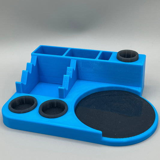 Heady Prints 3D printed blue model X1 station, promo