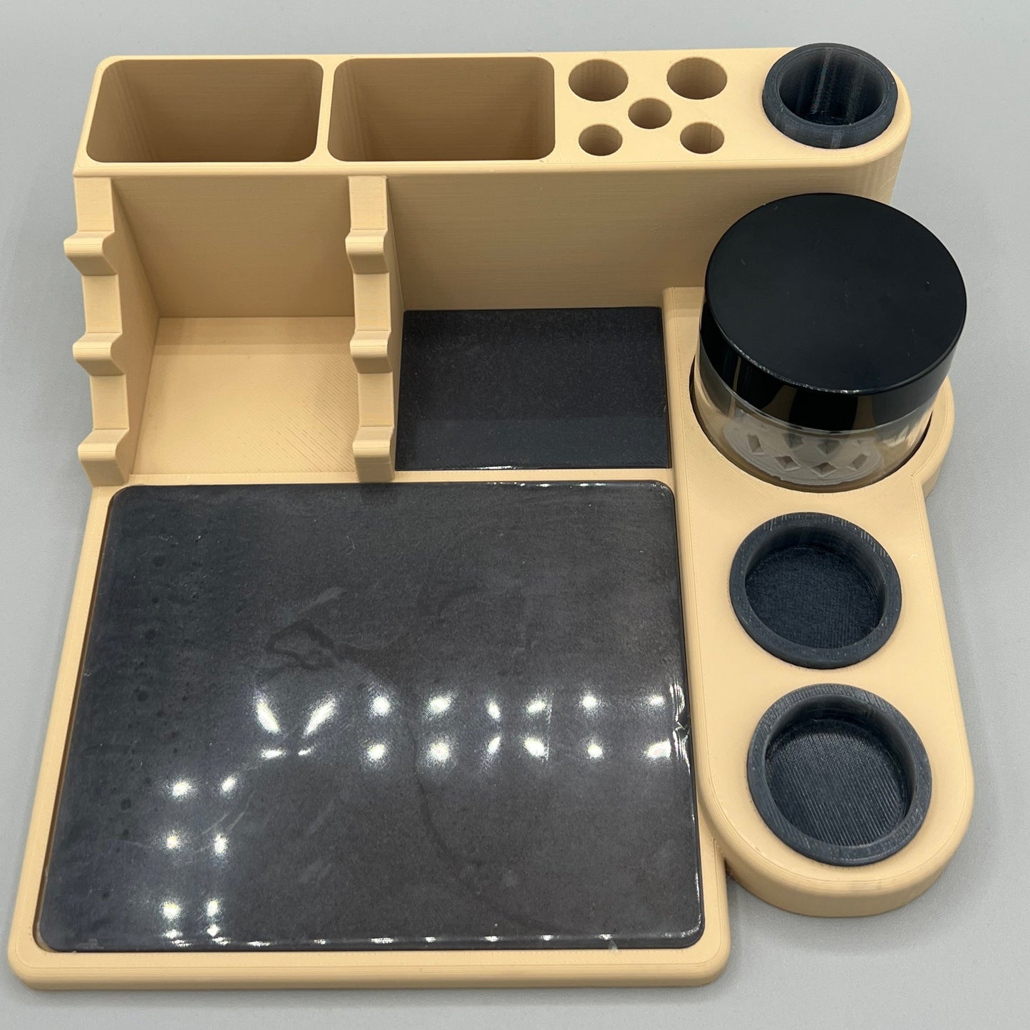 Heady Prints 3D printed tan model X2 station, promo