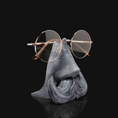 Heady Prints 3D printed Nosy Friend glasses holder, angled view