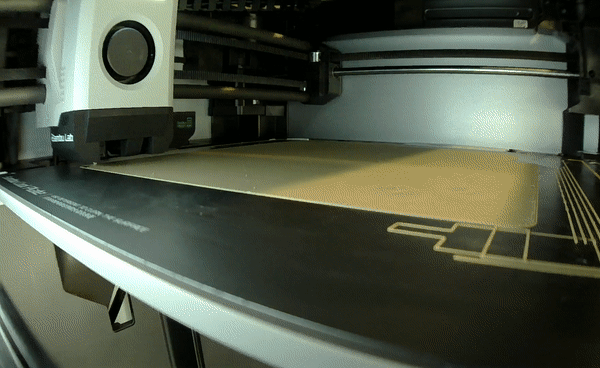 Heady Prints 3D printer printing, animated 02