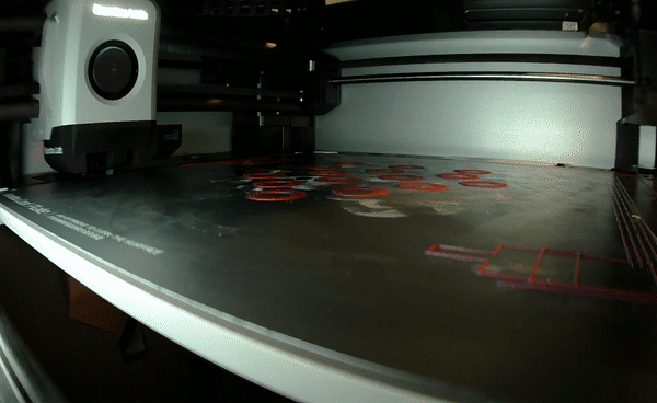 Heady Prints 3D printer printing, animated 03