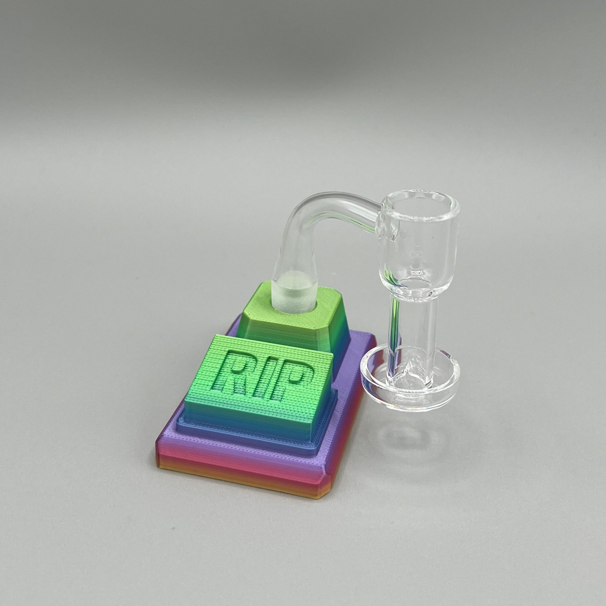 Heady Prints 3D printed multicolor rip banger display, promo