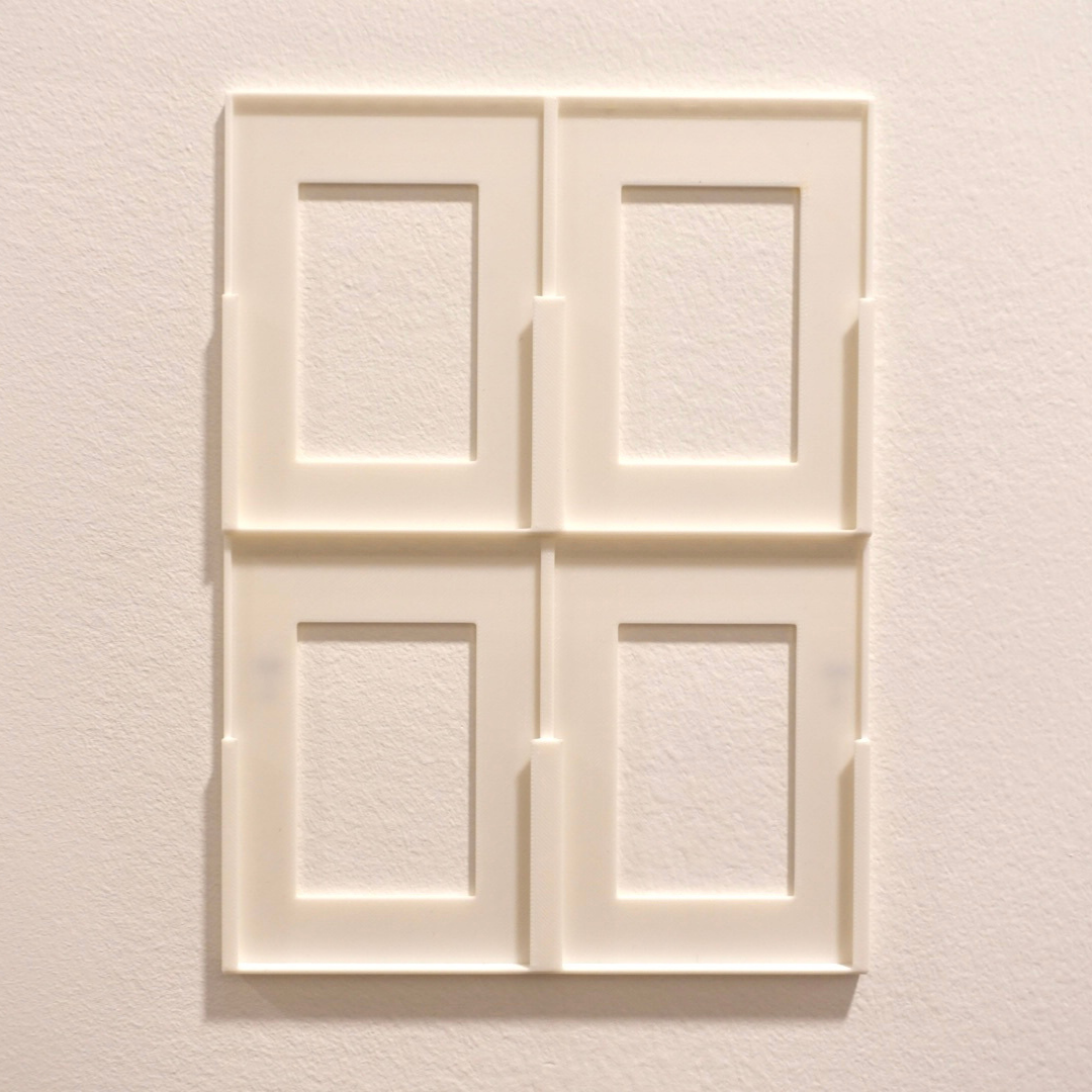 Heady Prints 3D printed TCG toploader wall display with four panel layout