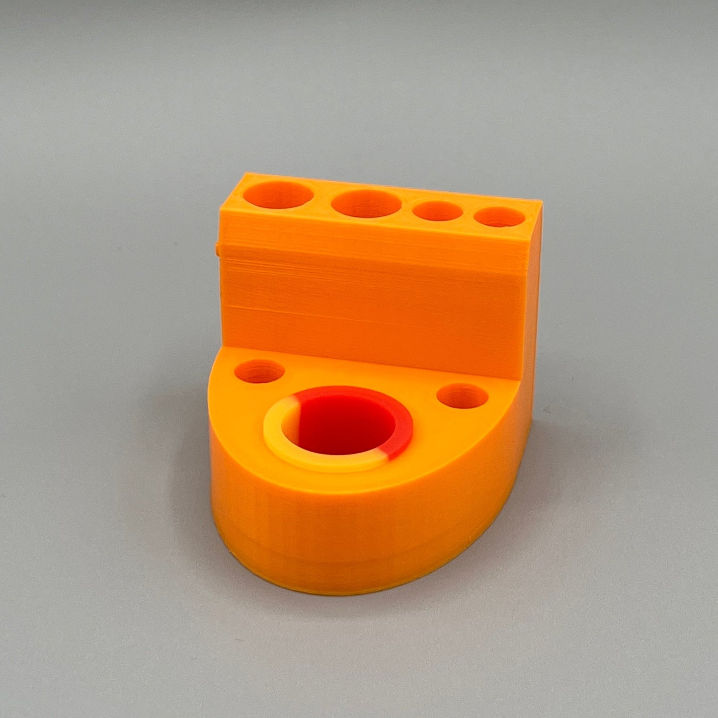 Heady Prints 3D printed orange terp toilet, front view